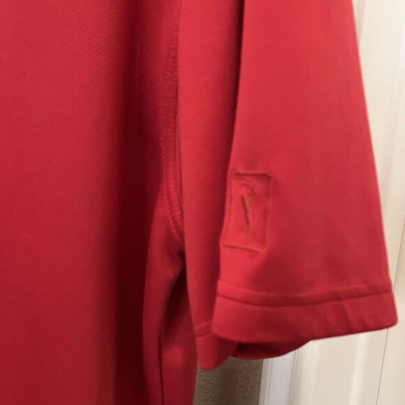 PGA TOUR Polo Shirt Mens XL Red Airflux Golf Performance Short Sleeve Collared - Picture 3 of 8